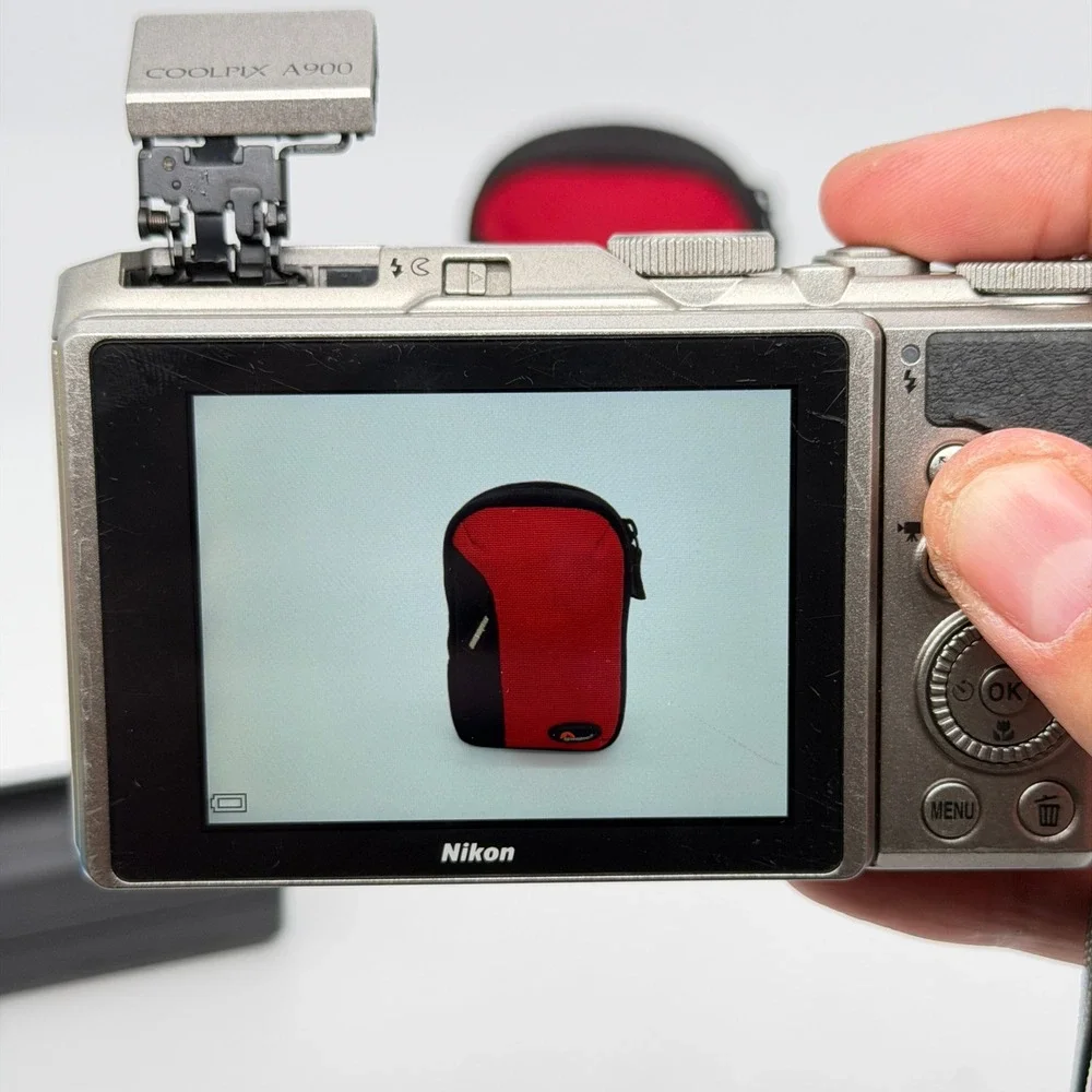 Nikon Coolpix A900 Digital Camera Silver 35x Optical Zoom 4K UHD Bundle Tested